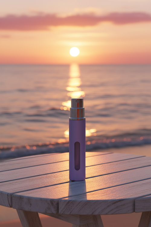 Lavender – Strandtischchen Sonnenuntergang v2